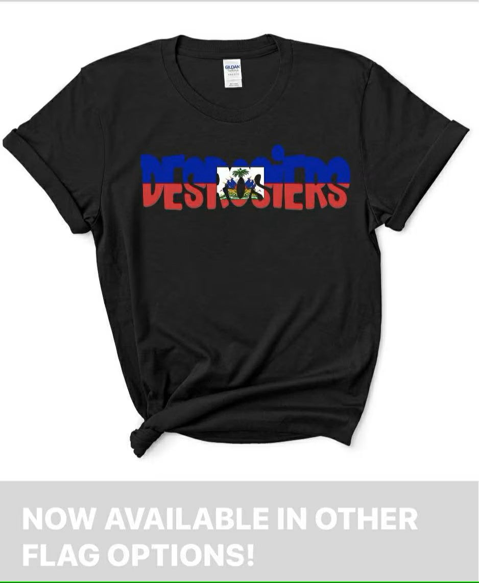 Custom Flag Tee – Personalized Name T-Shirt