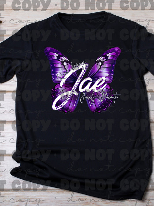 Remembering Jae – Domestic Violence Awareness Tee &amp; Hoodie
