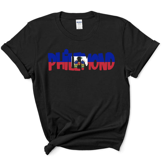 Haitian Flag Name Tee Haitian name tee custom name tee custom flag tee Flag of Haiti tee